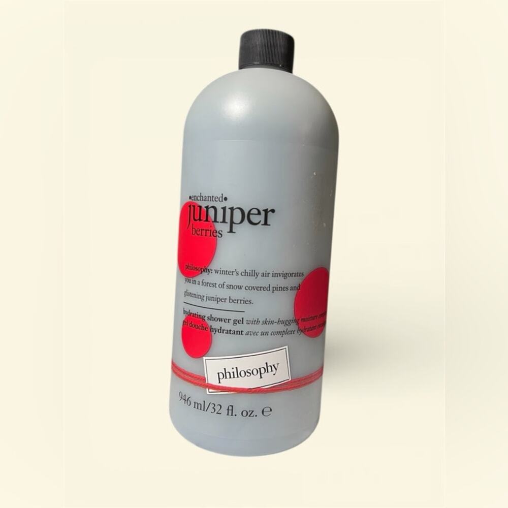 NEW! Philosophy Juniper Berries 3-in-1 Shampoo Shower Gel & Bubble Bath 32 Oz